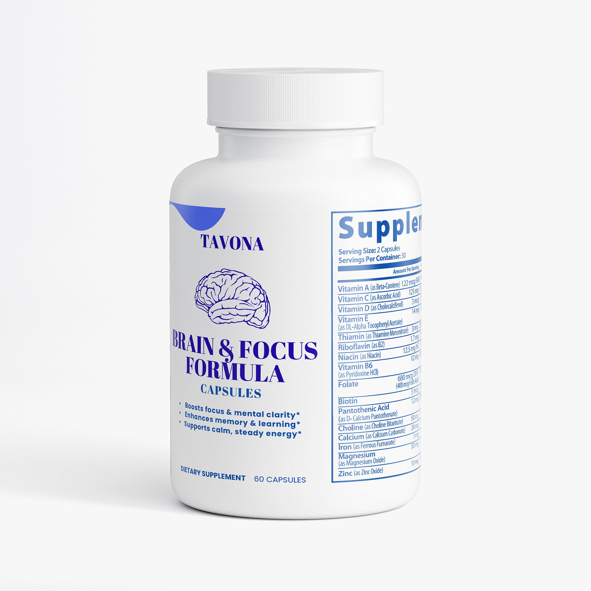 Brain & Focus Formula + Free Brain Clarity Quickstart Guide
